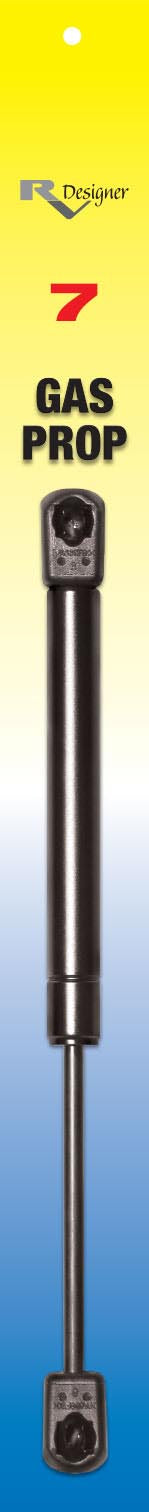 Gas Prop 14" Extended Length, 25 lbs, Stroke 5.4", Compressed 8.6"